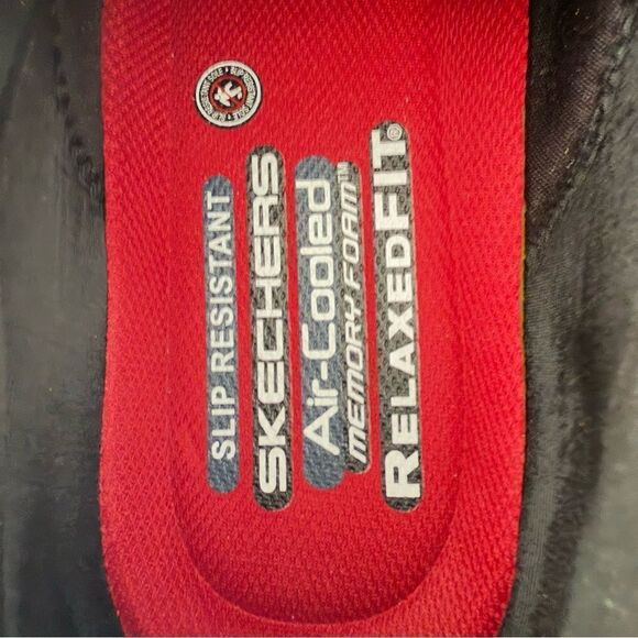 Sketchers Work Cessnock SR Black Shoes Relaxed Fit Memory Foam Men’s Size 9 - Picture 9 of 10